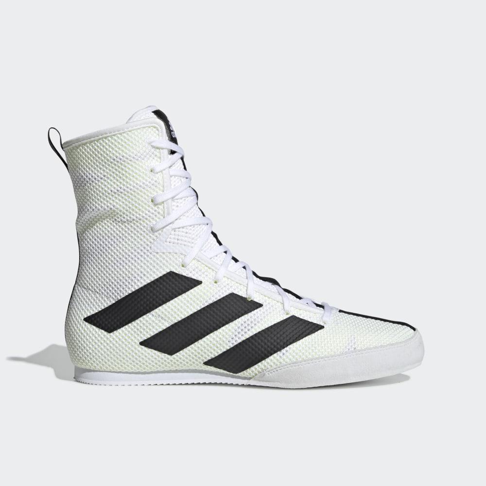 Adidas Men's Box Hog 3 Boxing Boots White/Black Ireland F99919